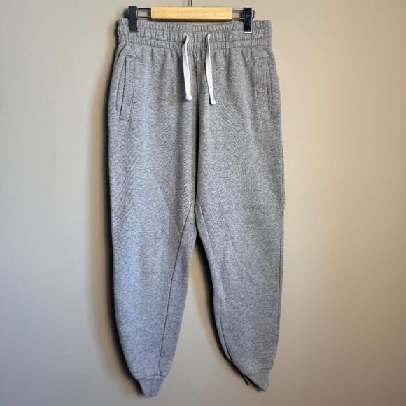 Divided H&M Casual Fleece Lined Baggy Sweatpants Gray Size XS Grunge Streetwear - Picture 1 of 13